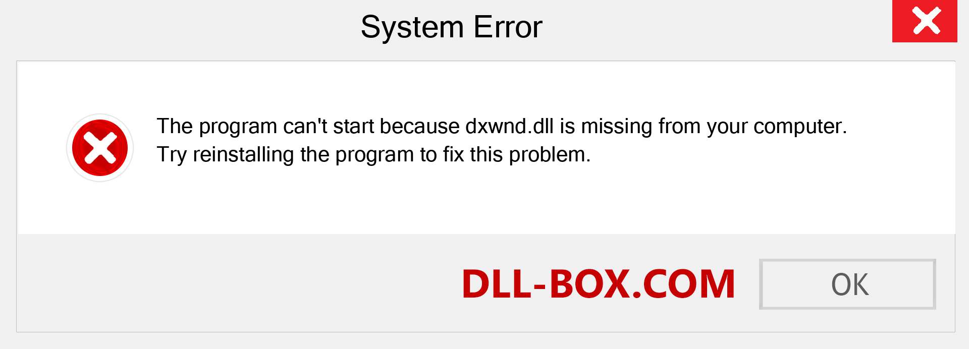  dxwnd.dll file is missing?. Download for Windows 7, 8, 10 - Fix  dxwnd dll Missing Error on Windows, photos, images